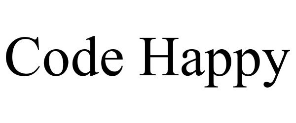 Trademark Logo CODE HAPPY