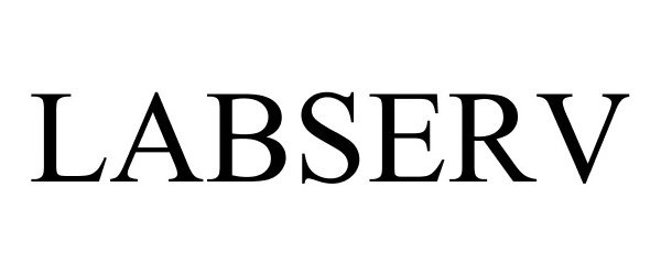 Trademark Logo LABSERV