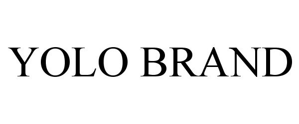 Trademark Logo YOLO BRAND