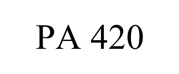 Trademark Logo PA 420