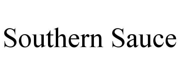Trademark Logo SOUTHERN SAUCE