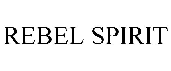 Trademark Logo REBEL SPIRIT