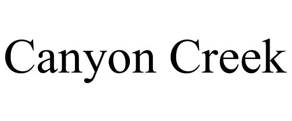 Trademark Logo CANYON CREEK