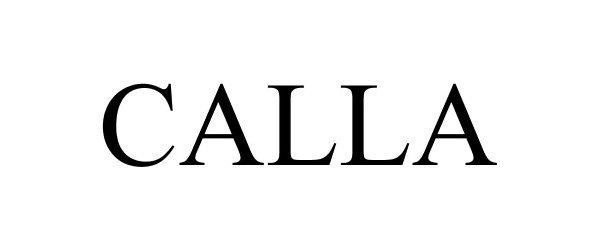 Trademark Logo CALLA