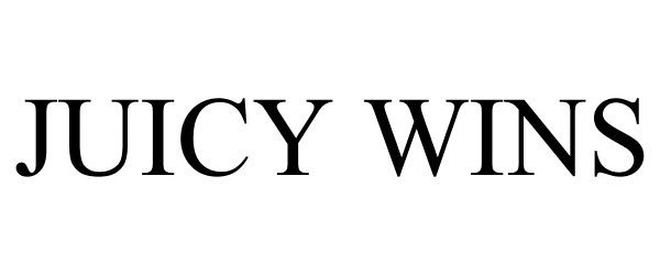 Trademark Logo JUICY WINS