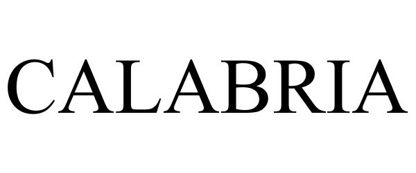 Trademark Logo CALABRIA