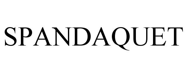 Trademark Logo SPANDAQUET