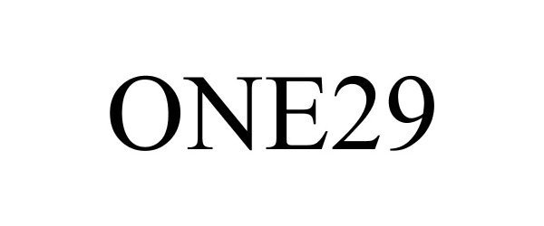 Trademark Logo ONE 29