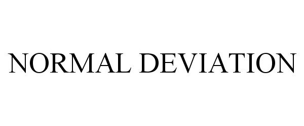  NORMAL DEVIATION