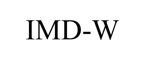 Trademark Logo IMD-W