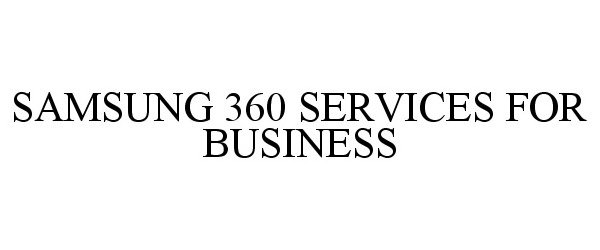  SAMSUNG 360 SERVICES FOR BUSINESS