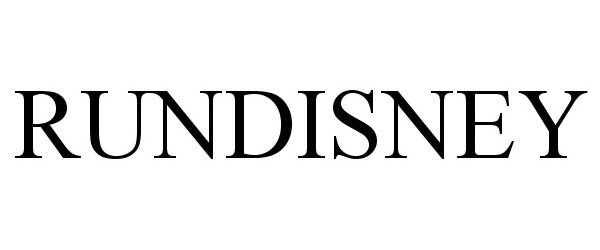 Trademark Logo RUNDISNEY