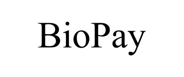 Trademark Logo BIOPAY