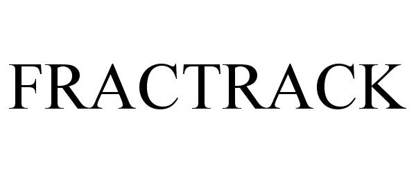 Trademark Logo FRACTRACK