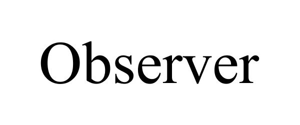 Trademark Logo OBSERVER