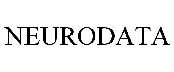 Trademark Logo NEURODATA