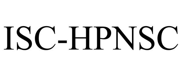 Trademark Logo ISC-HPNSC