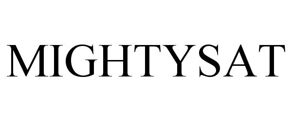 Trademark Logo MIGHTYSAT