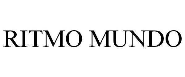 Trademark Logo RITMO MUNDO