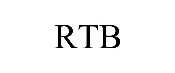 Trademark Logo RTB