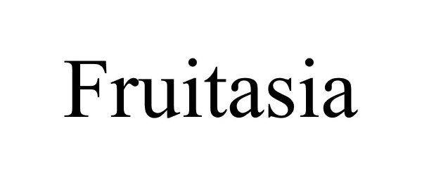 Trademark Logo FRUITASIA