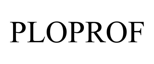 Trademark Logo PLOPROF