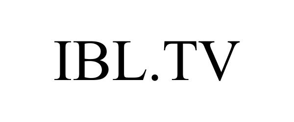 Trademark Logo IBL.TV