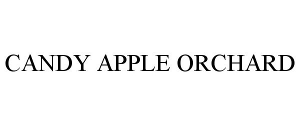Trademark Logo CANDY APPLE ORCHARD