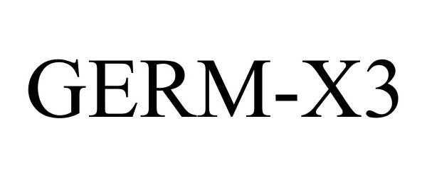 Trademark Logo GERM-X3