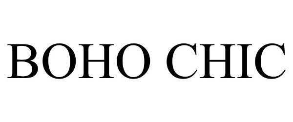 Trademark Logo BOHOCHIC