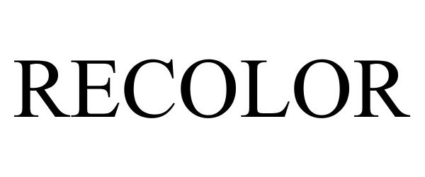 Trademark Logo RECOLOR