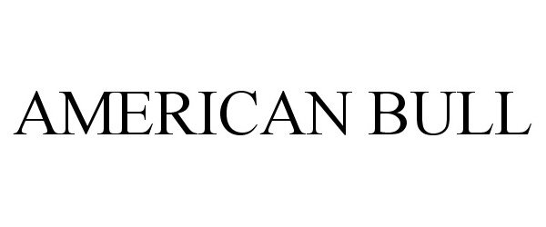 Trademark Logo AMERICAN BULL