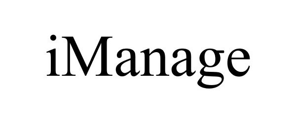 Trademark Logo IMANAGE