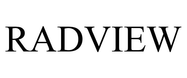 Trademark Logo RADVIEW