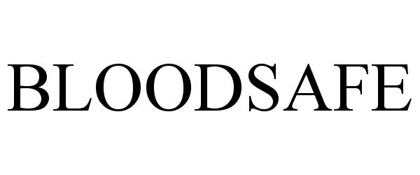 Trademark Logo BLOODSAFE