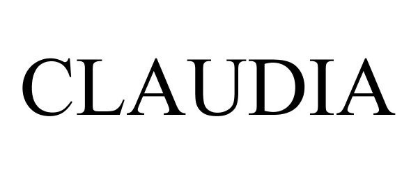 Trademark Logo CLAUDIA