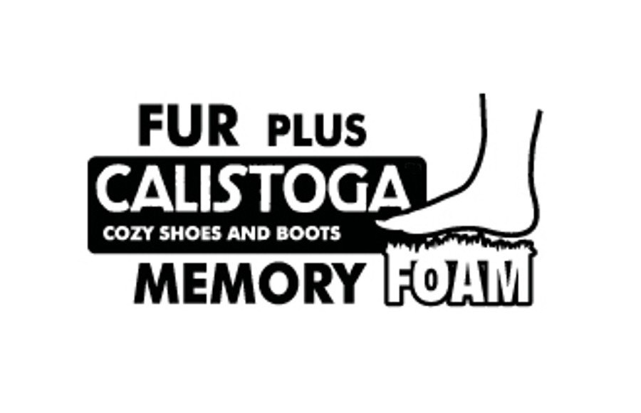  FUR PLUS CALISTOGA COZY SHOES AND BOOTSMEMORY FOAM