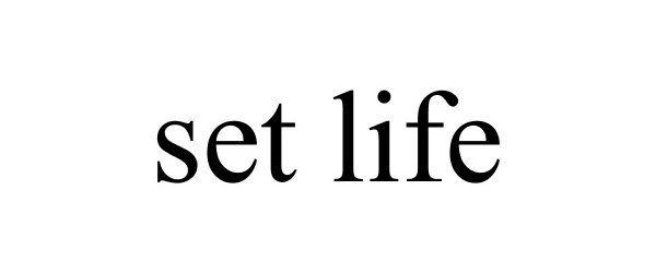 Trademark Logo SET LIFE