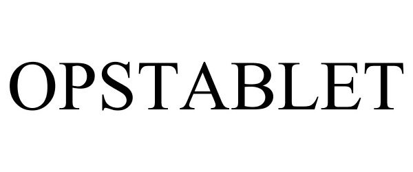 Trademark Logo OPSTABLET