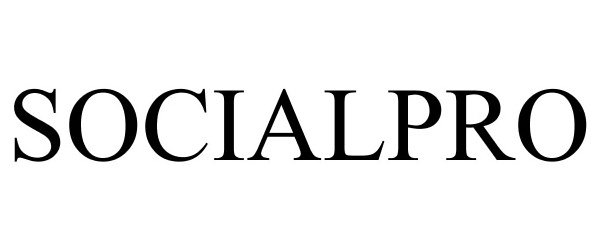 Trademark Logo SOCIALPRO