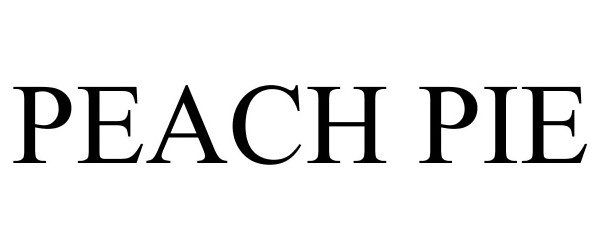 Trademark Logo PEACH PIE