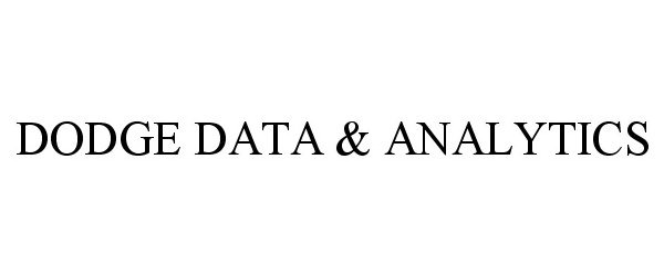  DODGE DATA &amp; ANALYTICS