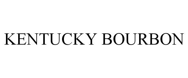 Trademark Logo KENTUCKY BOURBON