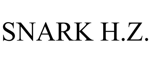 Trademark Logo SNARK H.Z.