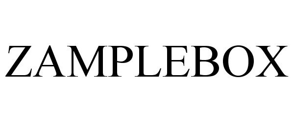 Trademark Logo ZAMPLEBOX