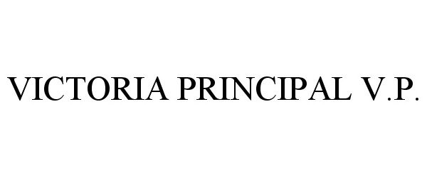 Trademark Logo VICTORIA PRINCIPAL V.P.