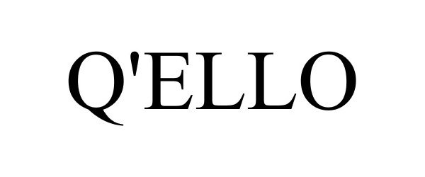 Trademark Logo Q'ELLO