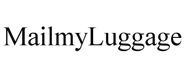 Trademark Logo MAILMYLUGGAGE