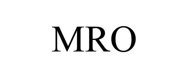 Trademark Logo MRO