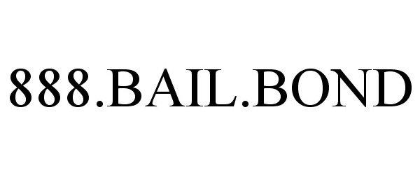 Trademark Logo 888.BAIL.BOND